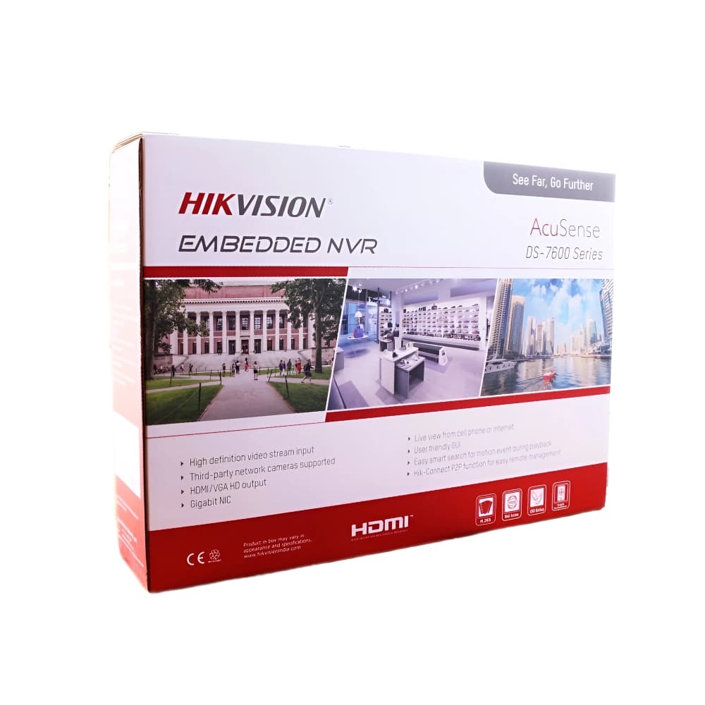 Hikvision 4ch 1 SATA AcuSense H.265+ 4K NVR (7604NXI-K1)