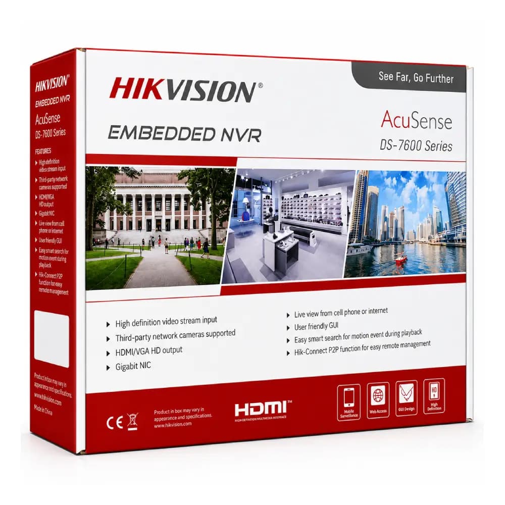 Hikvision 16ch 1 SATA H.265+ NVR (7616NI-Q1)