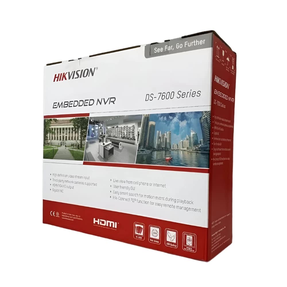 Hikvision 16ch 2 SATA H.265+ NVR (7616NI-Q2)