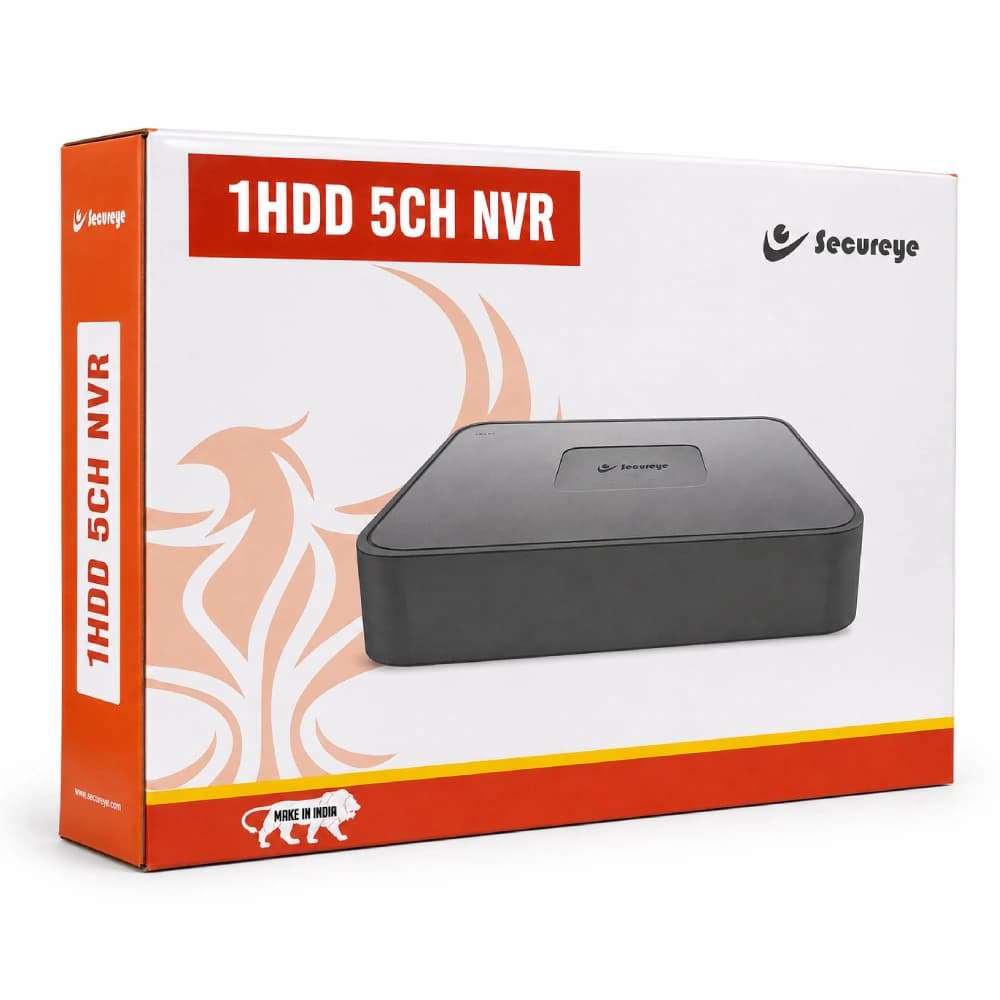 Secureye SPR105 5CH 6MP IP NVR (1 SATA)