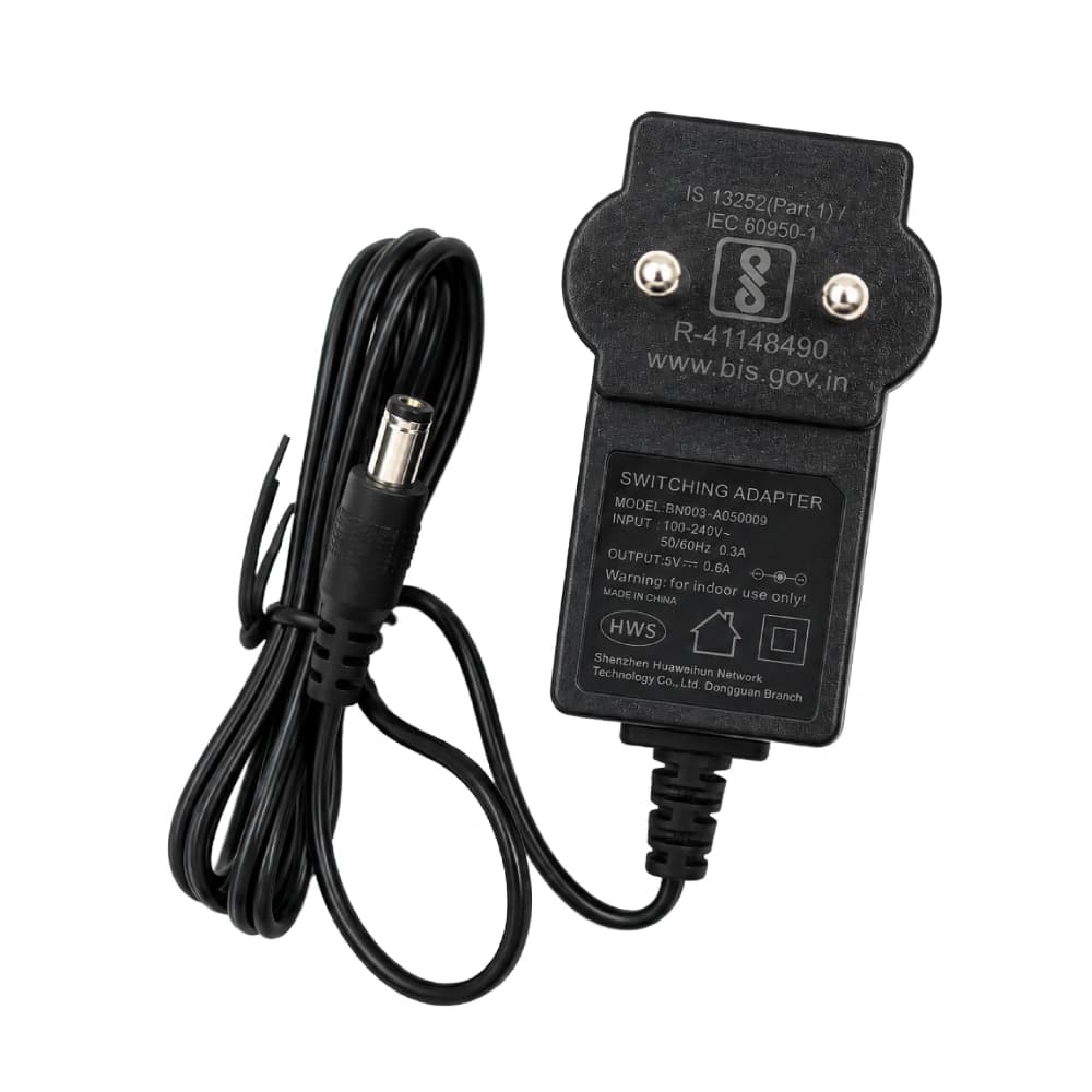 Branded Power Adapter 9V-0.6AMP DC Pin