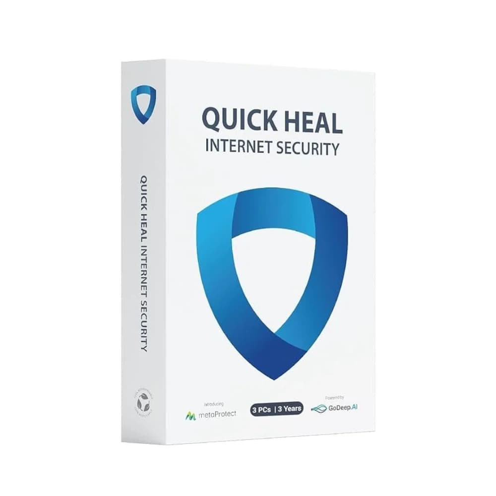 Quick Heal IS3 Internet Security 3 User 3 Year Antivirus (With Activation Scheme)
