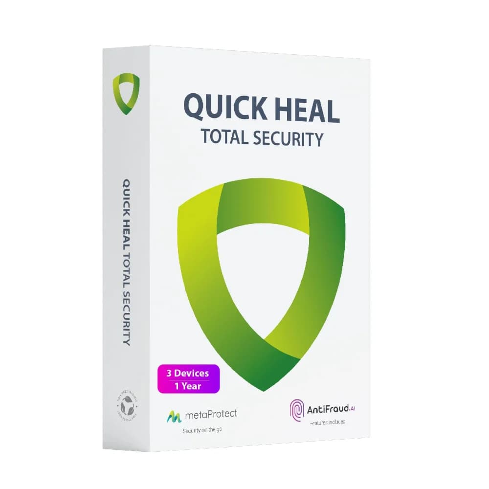 Quick Heal TR3 Total Security 3 User 1 Year Antivirus (With Activation Scheme)
