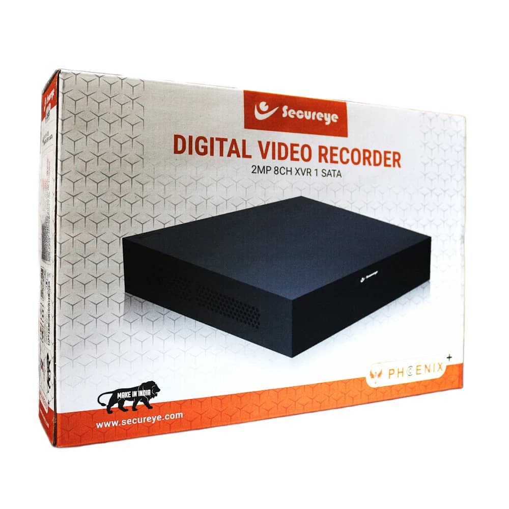Secureye DVR 8Ch 1 SATA H.265 (SR-XVR-108)