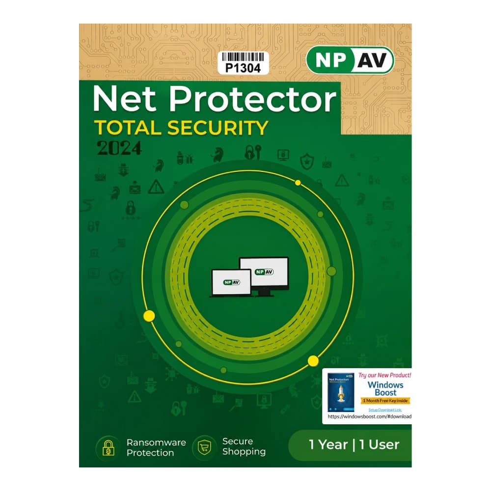Net-Protector Gold Total Security 1 User 1 Year Antivirus