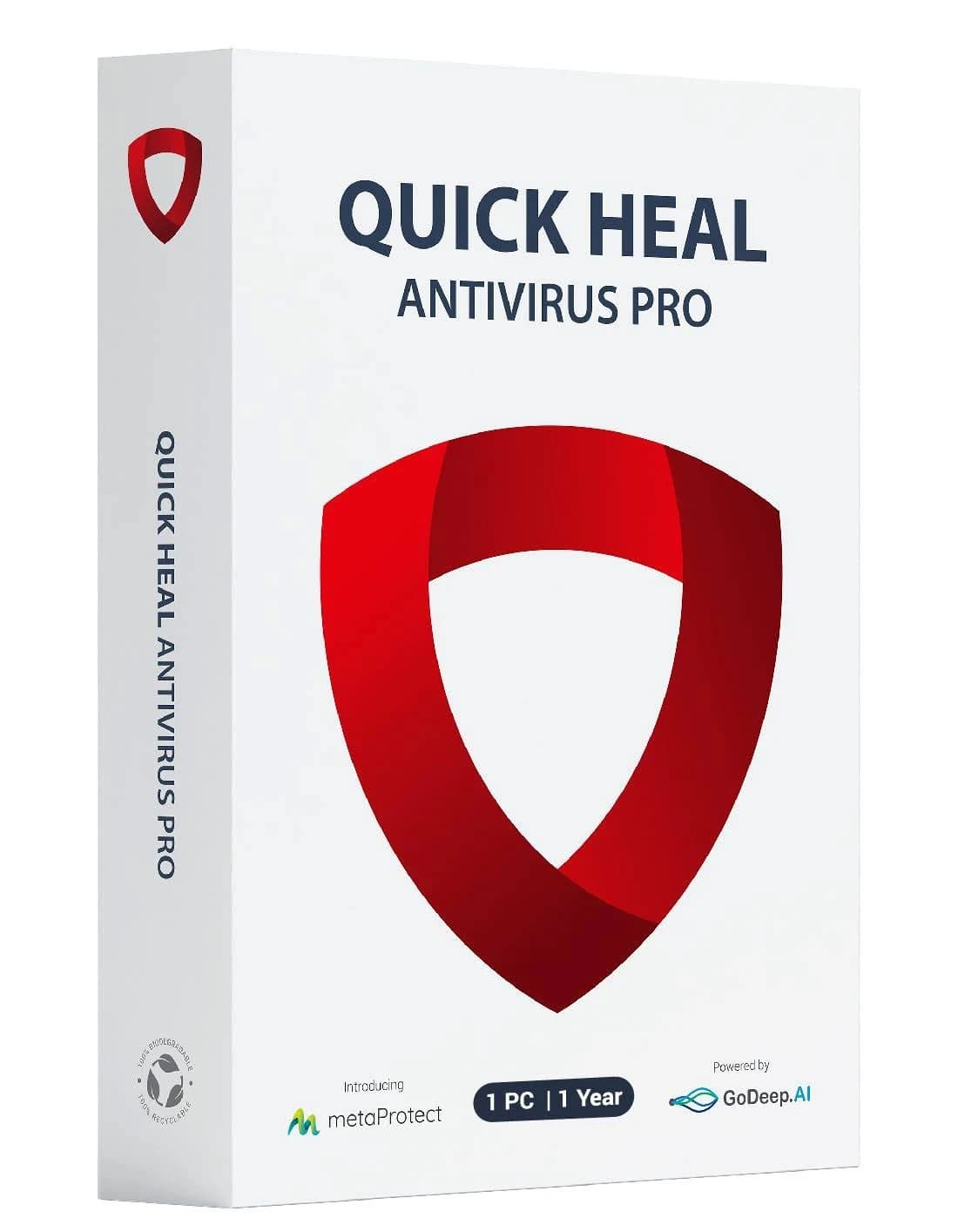 Quick Heal Pro LR1 1 User 1 Year Antivirus (Without Activation Scheme)