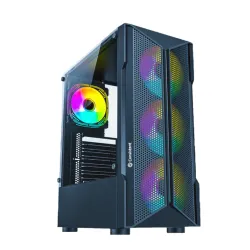Consistent Mid Tower Gaming Cabinet (ATX / Micro-ATX / Mini-ITX) Inferno CIG2002 Black