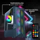 Consistent Mid Tower Gaming Cabinet (ATX / Micro-ATX / Mini-ITX) Inferno CIG2002 Black