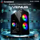 Consistent Mid Tower Gaming Cabinet (Micro-ATX / Mini-ITX) Venus CIG2008 Black