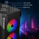 Consistent Mid Tower Gaming Cabinet (Micro-ATX / Mini-ITX) Venus CIG2008 Black