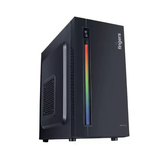 Fingers Gaming Cabinet Flow C2 RGB Black
