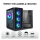 Ant Esports Gaming Cabinet 205 Mini 6F Black