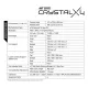 Ant Esports Gaming Cabinet Crystal x4 ARGB Dual Chamber Black