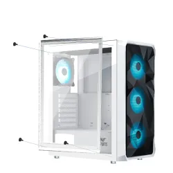 Ant Esports Gaming Cabinet ICE-112 White