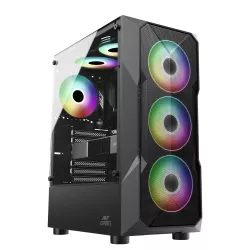 Ant Esports Gaming Cabinet ICE-300 Mesh V2 Black