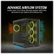 Ant Esports Gaming Cabinet Crystal ARC Black