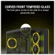 Ant Esports Gaming Cabinet Crystal ARC Black