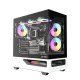 Ant Esports Mid Tower Gaming Cabinet (E-ATX/ATX/M-ATX/M-ITX) Crystal Spectra