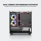 Ant Esports Mid Tower Gaming Cabinet (E-ATX/ATX/M-ATX/M-ITX) Crystal Spectra