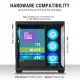 Ant Esports Gaming Cabinet Crystal x7 Black with Type-C