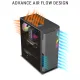 Ant Esports Mid Tower Cabinet (ATX/M-ATX/M-ITX) Eclipse Black-Grey