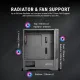 Ant Esports Cabinet ICE-270G 6F Black