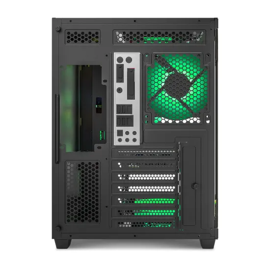 Ant Esports Gaming Cabinet Crystal x11 Black