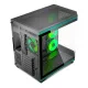 Ant Esports Gaming Cabinet Crystal x11 Green