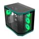 Ant Esports Gaming Cabinet Crystal x11 Green