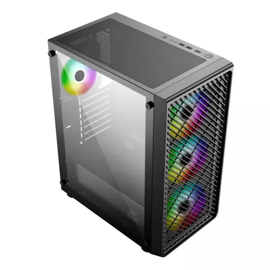 Ant Esports Gaming Cabinet 211 Air ARGB Black
