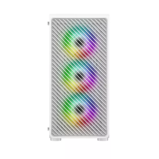 Ant Esports Gaming Cabinet 211 Air ARGB White