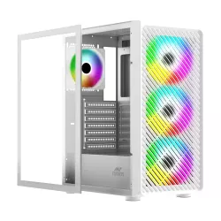 Ant Esports Gaming Cabinet 211 Air ARGB White