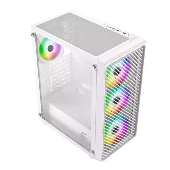 Ant Esports Gaming Cabinet 211 Air ARGB White
