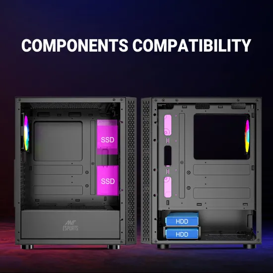 Ant Esports Gaming Cabinet Infinity X Black