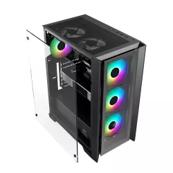 Ant Esports Gaming Cabinet ICE-170TG Black
