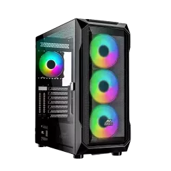 Ant Esports Gaming Cabinet ICE-410TG Black Type-c