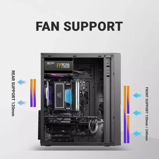 Ant Esports Cabinet Si25 Black