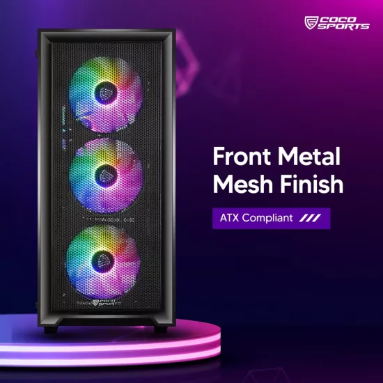 Coconut Gaming Cabinet Nova 110 Black