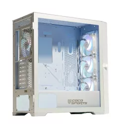 Coconut Gaming Cabinet Rampage 5000D ARGB White