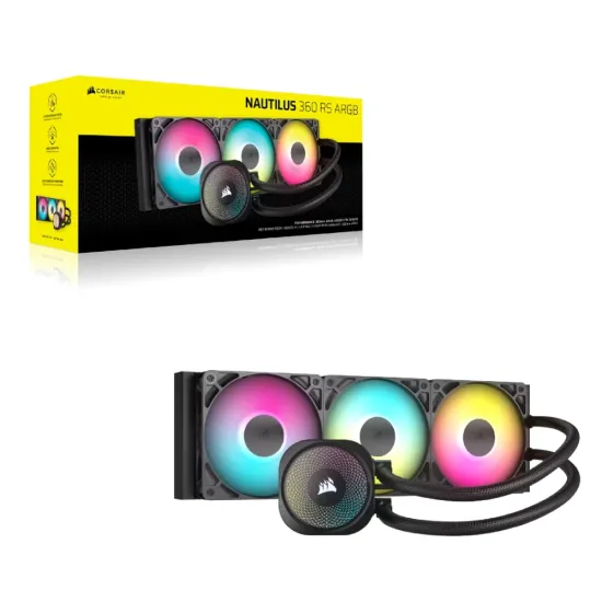 Corsair NAUTILUS 360 RS ARGB Processor Liquid Cooler
