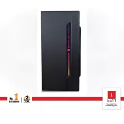 Iball Cabinet With Smps Glow C1 Black