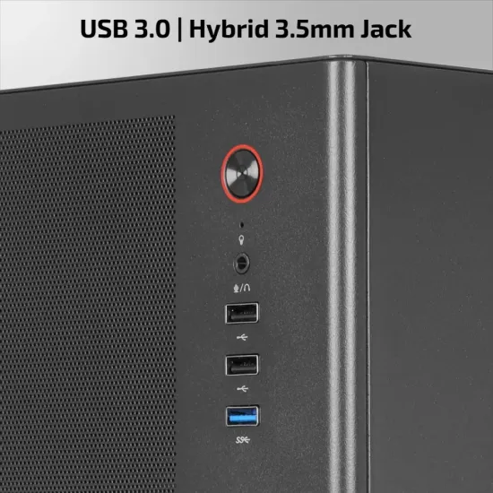 Iball Cabinet With Smps MT : 20 Black