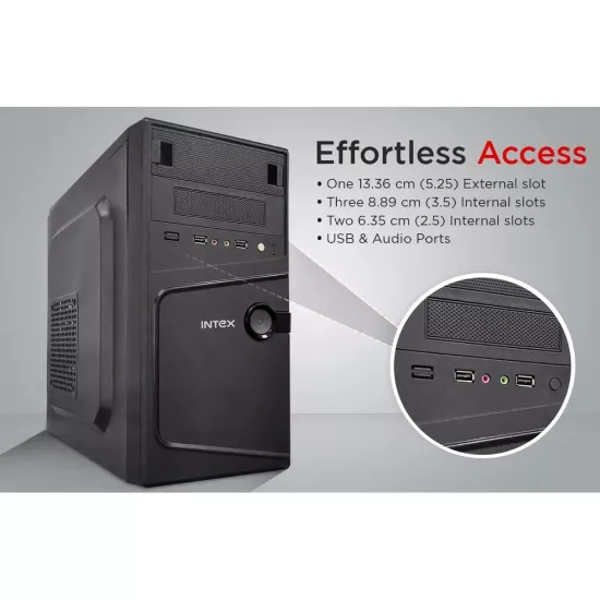 Intex Cabinet With SMPS Black 