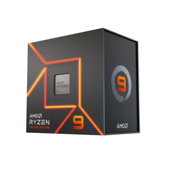 AMD Processor Ryzen 9 7900X 5.5GHz (Graphic And CPU Fan Require)