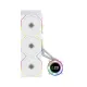Lian Li Hydroshift II LCD-C 360CL White All-in-One CPU Cooler with LCD and UNI FAN CL (White)