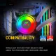 Ant Esports CPU Cooler Liquid ICE 240 ARGB (White)