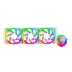 Ant Esports CPU Cooler Liquid ICEChroma-360 ARGB (White)