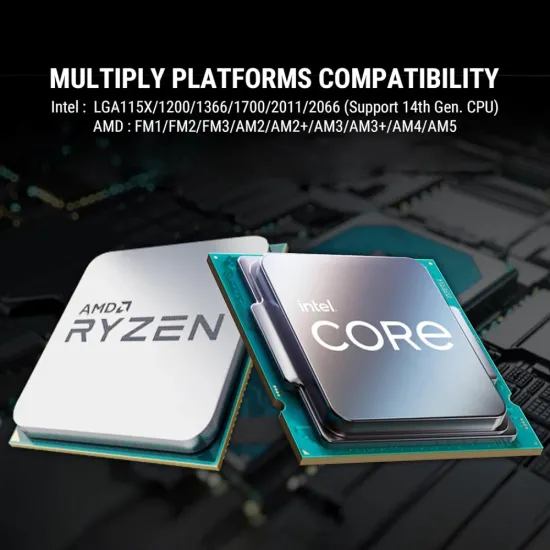 Ant Esports CPU Cooler Liquid ICEChroma-360 ARGB (White)