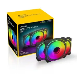 ANT ESPORTS Cabinet Fan Spectraflow 120MM ARGB (3 IN 1) Black