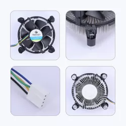 Zebronics CPU Fan Processor Air Cooler MSC200